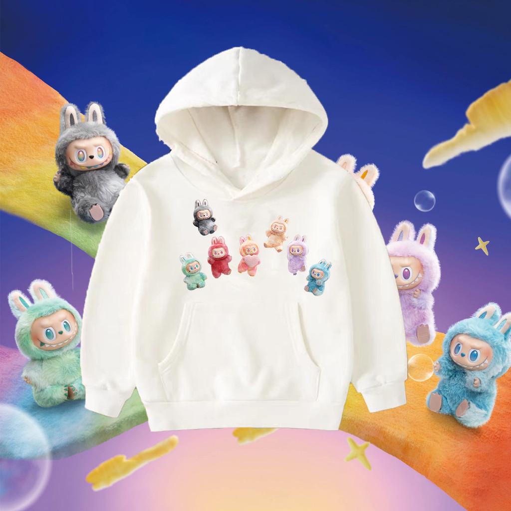 

Худи с принтом радужного рубчатого узора, популярный детский повседневный модный топ 100