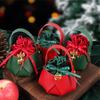 Velvet Christmas Eve Apple Tote & Gift Bag
