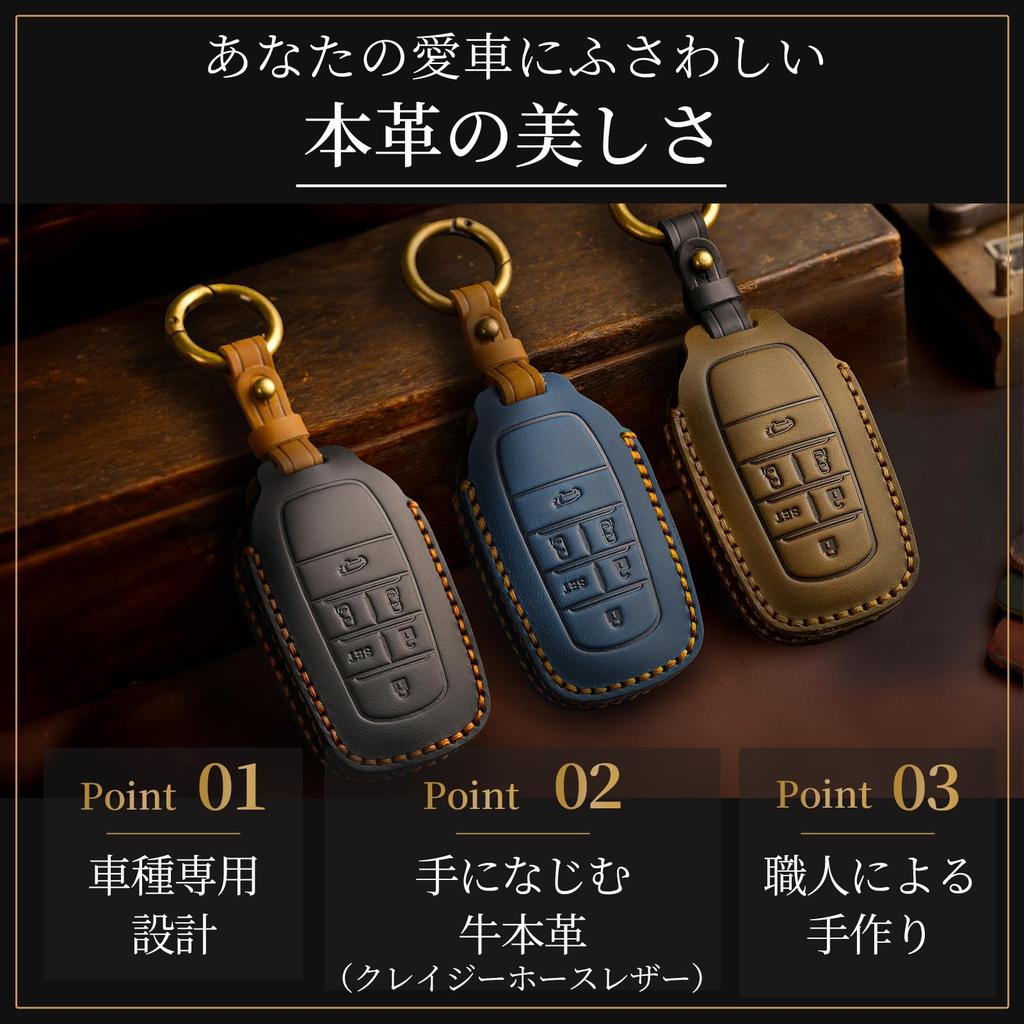 Krovat Toyota Key Case, 6 Buttons, Alphard, Vellfire 30 Series 40 Series [Genuine Leather