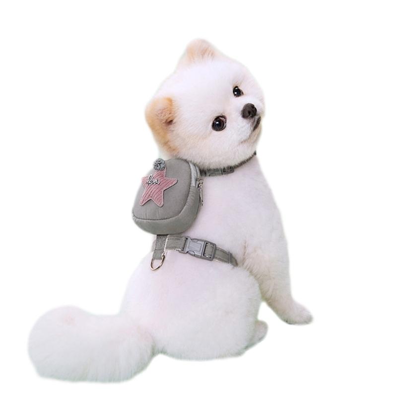 Hundetrainingsrucksack Niedliche Satteltasche und Leine für Reisen Reisen Camping Camping Hundesatteltasche Zubehör