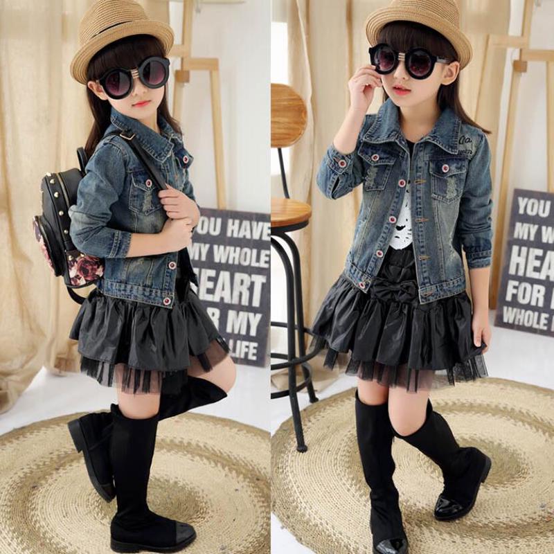 Buy Baby Girl Cotton Denim Jacket Children Spring Autumn Tops Kids