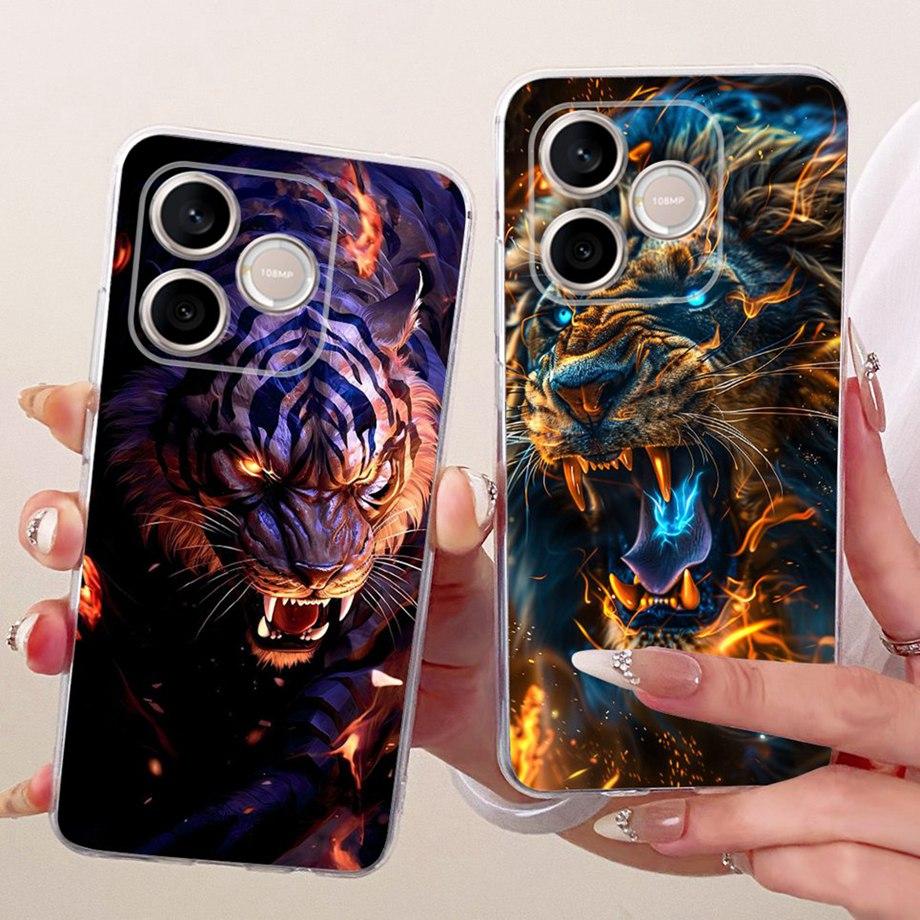 For Honor 600 Lite 500 Smart Phone Case Soft Clear Silicone Back Cover Butterfly Dragon Cat Floral Painting Funda Honor 600 Capa