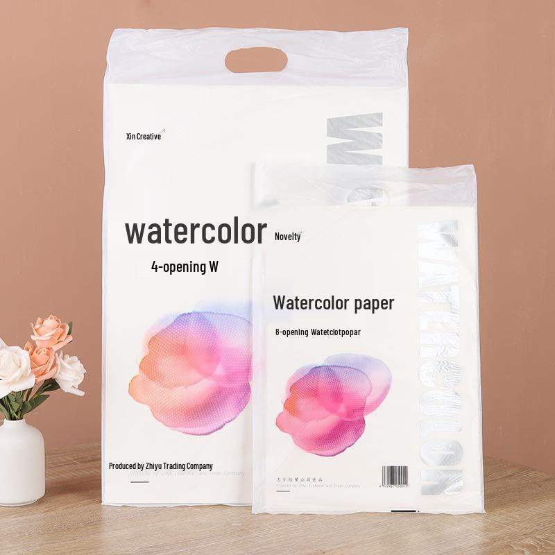 8K All Wood Pulp Sketch Paper for Pencil, Gouache, and Watercolor - Ideal for Art Students