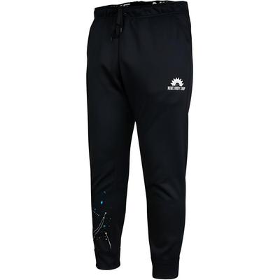 Spodnie dresowe treningowe męskie z podszewką z polaru Czarne DX1545-010