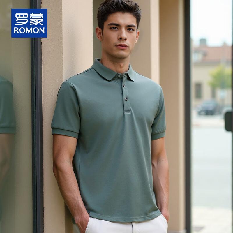ROMON Men s 7A Antibacterial Loose Fit Polo Shirt 4XL