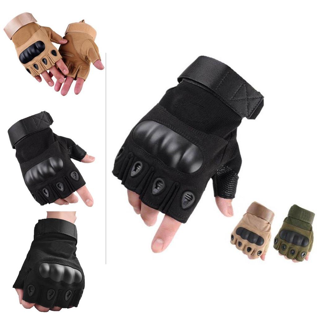 Ideal Gift Mens Tactical Half Finger Gloves For Fitness Travel And Outdoor Adventures