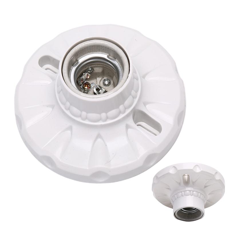 E27 Keramik-LED-Glühbirnenhalter, runder Sockel, Hängelampensockel