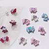 10Pcs 3D Nail Jewelry Luxury Resin Nail Art Rhinestones Shiny Crystals Diamond Gems for Nail Decors Rings Earrings DIY