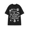The Nightmare Before Christmas Unisex Adult Characters Short-Sleeved T-Shirt