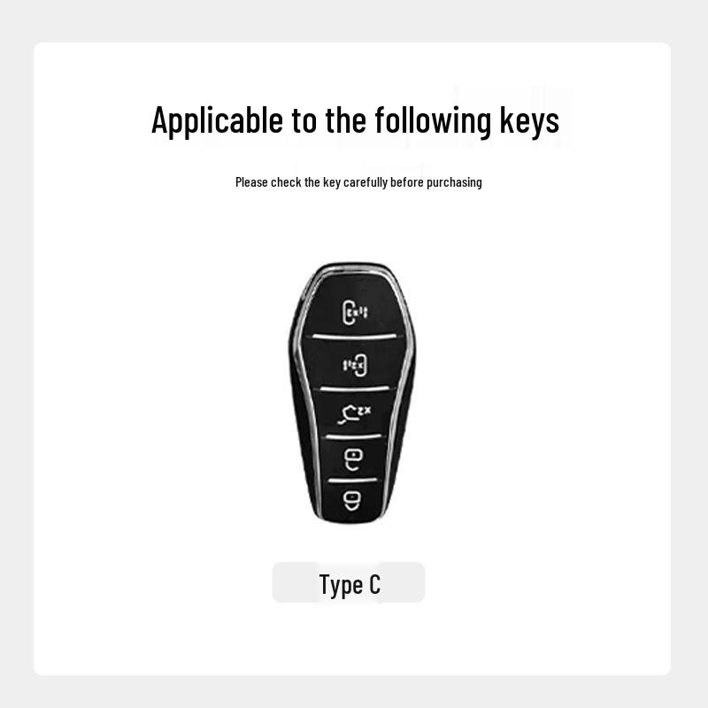 BYD Xia DMI 2025 Business Car Metal Protective Key Case