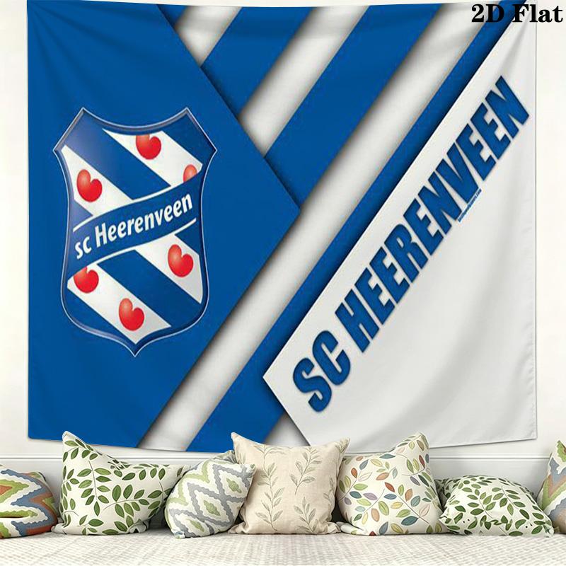 Heerenveen Wall Tapestry Aesthetic Wall Hanging Printed Fabric Blanket Decorative Tapestries for Bedroom Living Room Home Decor
