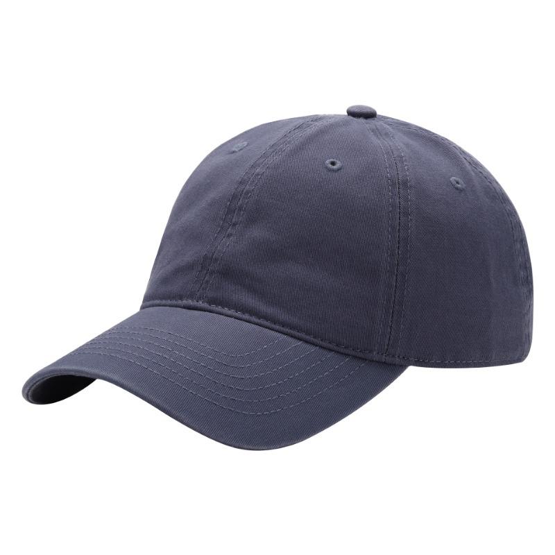 Washed premium baseball cap combed cotton women's deep top big brim cap trendy casual sunscreen hat