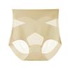 Women S High Waisted Tummy Control Butt Lift Ice Silk Briefs Large Size