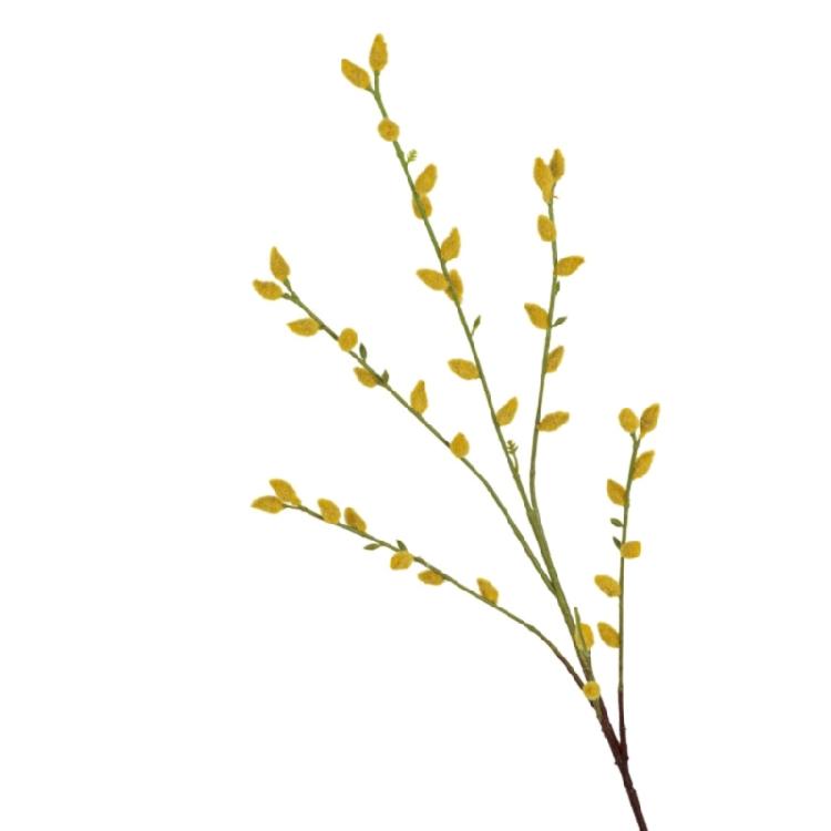 

Faux Willow Branch With Natural Looking Detail Artificial Simulated Plant For Festives Event Styling жёлтый