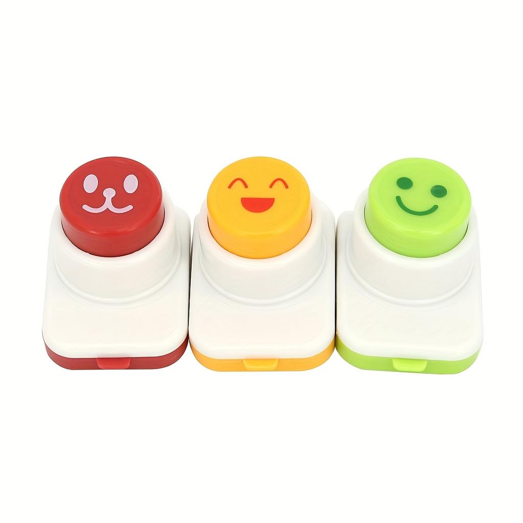 DIY Sushi Making Kit,3pcs Colorful Cartoon Face Nori Punch Set, Plastic Rice Ball Molds,Food Safe Kitchen Gadget for Creative Cooking,Sushi Making Kit