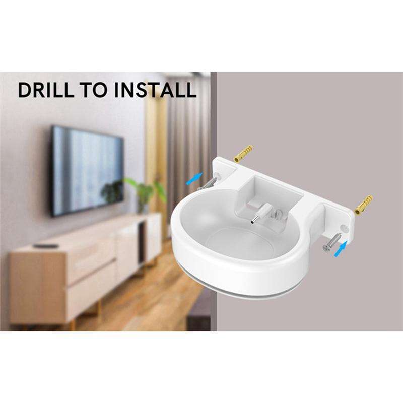 B03B-Dla Google Nest Wifi Pro Uchwyt ścienny Inteligentny Głośnik Ścienny Uchwyt do Przechowywania Podstawa