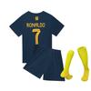 23-24 Riyadh Trasferta Blu Zaffiro N.. Set Maglia da Calcio 7 Club Taglia Bambino 14-30
