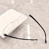 10pcs Y2K Style Rimless Reading Glasses for Women Clear Anti-Blue Light Lenses Flexible Elastic Temples Fashionable Mobile