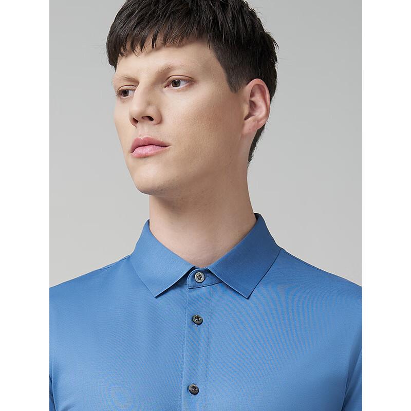Septwolves Men's Business Casual Short-Sleeve Shirt