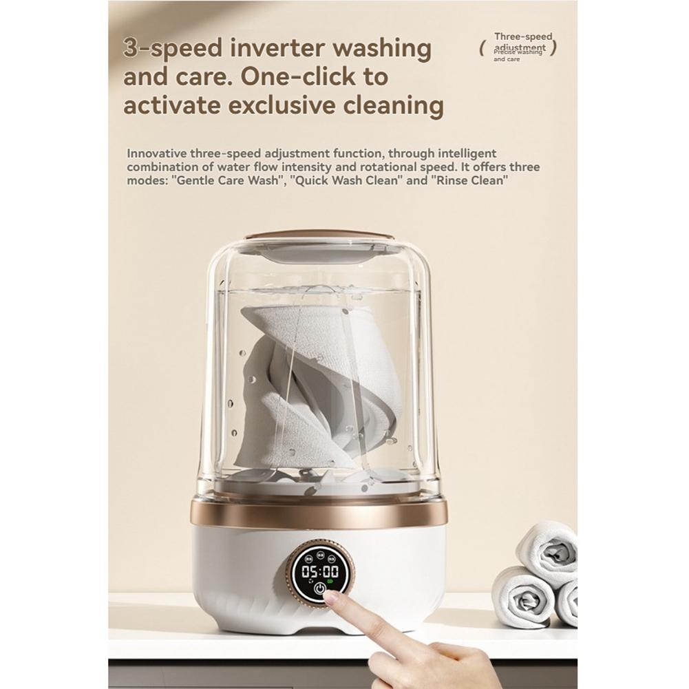 ABKR-Portable Washer Mini Washing Machine For Apartment, Camping, Travel For Bras/Underwear/Socks Underwear Washer