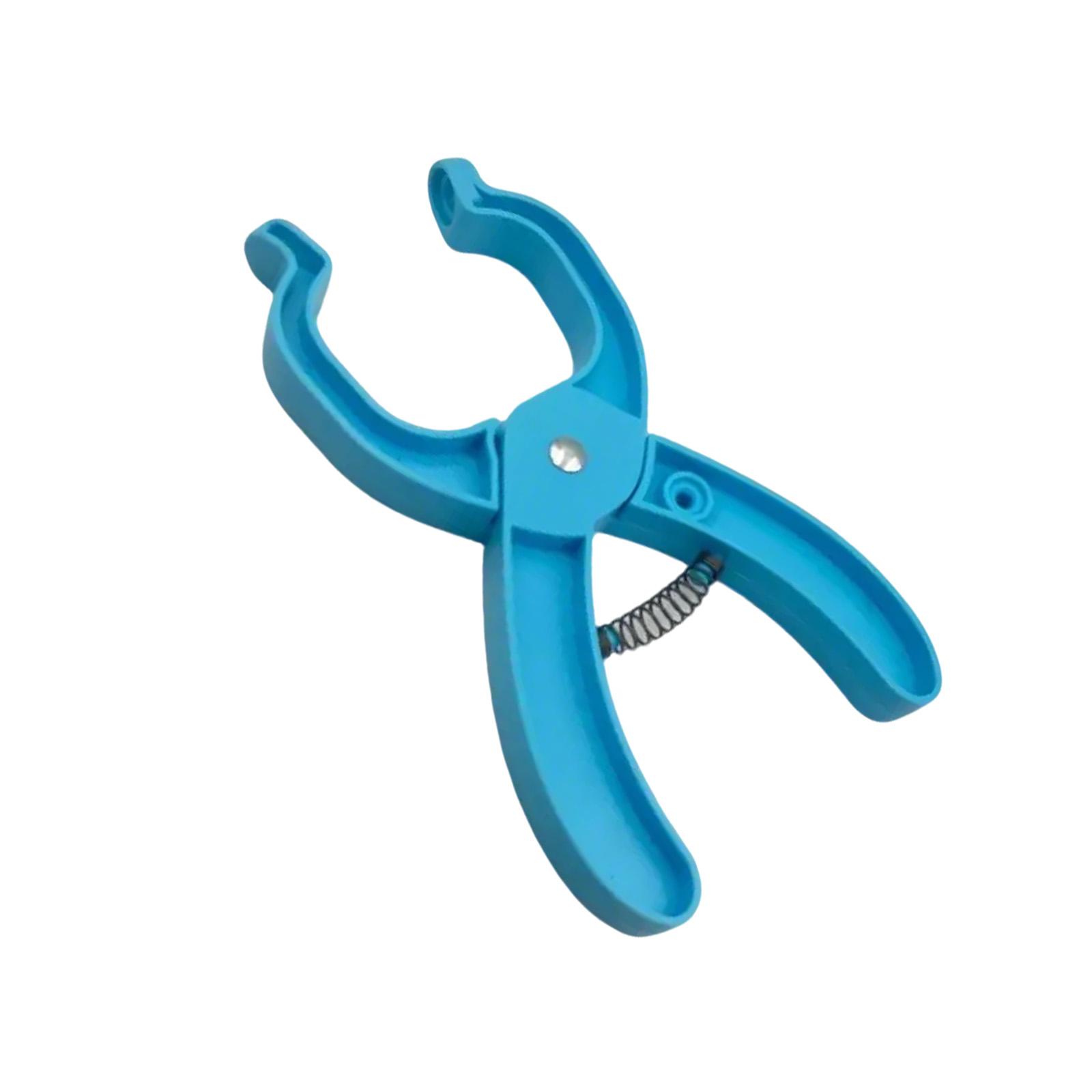 

Инструмент для безопасной установки глаз куклы крючком, плоскогубцы для глаз для легкой и надежной установки реалистичных глаз в игрушки ручной работы синий