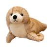 Fluffy Sea World Animal Stuffed Dolls PP Cotton Seal Stuffed Animal  Decorate Present