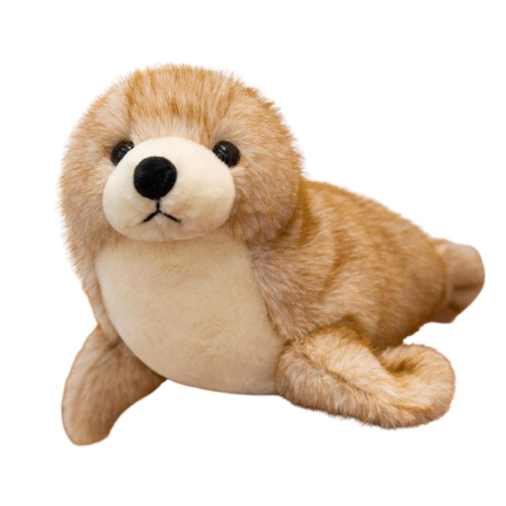 Fluffy Sea World Animal Stuffed Dolls PP Cotton Seal Stuffed Animal  Decorate Present