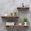3mm Thick Hidden Floating Bracket Set Heavy Duty with Complete Screws for Wall Mount Storage Shelves Office Use
