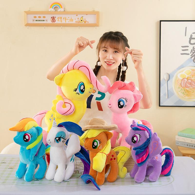 20304050Cm Kawaii My Little Pony Plush Twilight Sparkle Pinkie Pie Rarity Fluttershy Applejack Rainbow Dash Stuffed Toy
