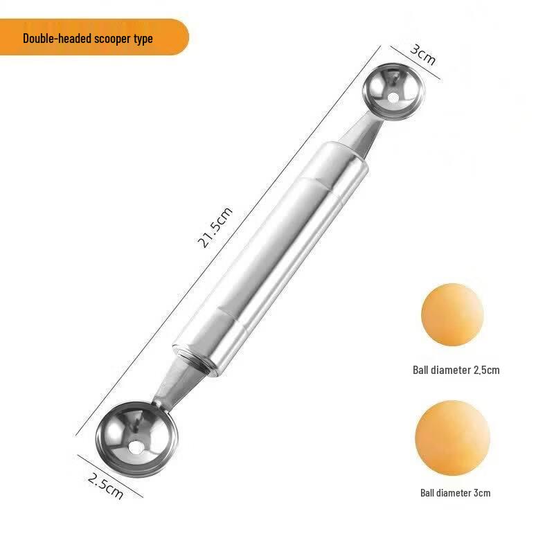 Qiwai 3-in-1 Multifunctional Stainless Steel Fruit Tool