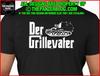 Der Grillevater Panzer T-Shirt WWII German God Father Parody