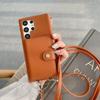 Leather Crossbody Phone Case for Samsung Galaxy S23 FE S24 Ultra S22 S21 Plus A55 A15 A25 A35 A14 A24 A34 A54 Wallet Card Holder