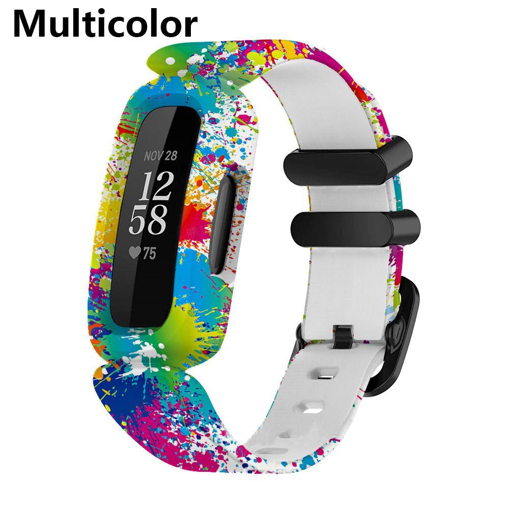 Cinturino da polso Braccialetto in silicone Per Fitbit Ace 3/inspire 2 Cinturino per orologio intelligente Braccialetto Sostituzione Cinturini da polso per bambini