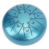 Tongue Drum 5.5in 8 Notes Chakra Tank Alloy Animal Pattern Percussion Instrument