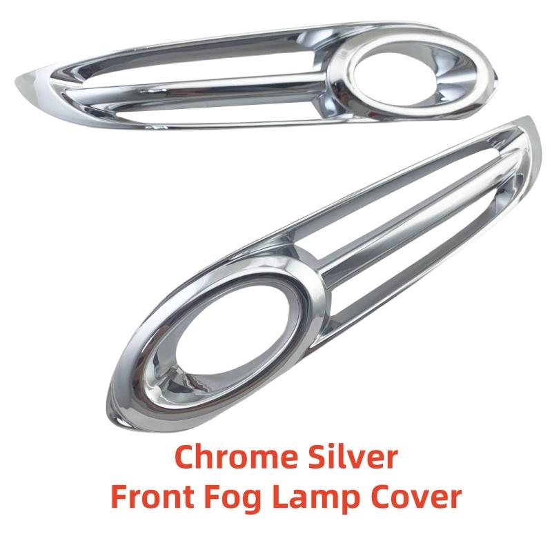 Car Chrome Fog light Decoration Accessories Front Fog Lamp Cover Trim Paste Style For Honda HRV Vezel 2014 2015 2016 2017 2018