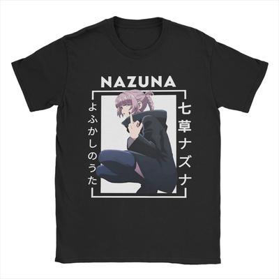 Printed Call of the Night Nazuna Nanakusa T Shirt For Unisex  Cotton Tee Shirt Short Sleeve Clothes