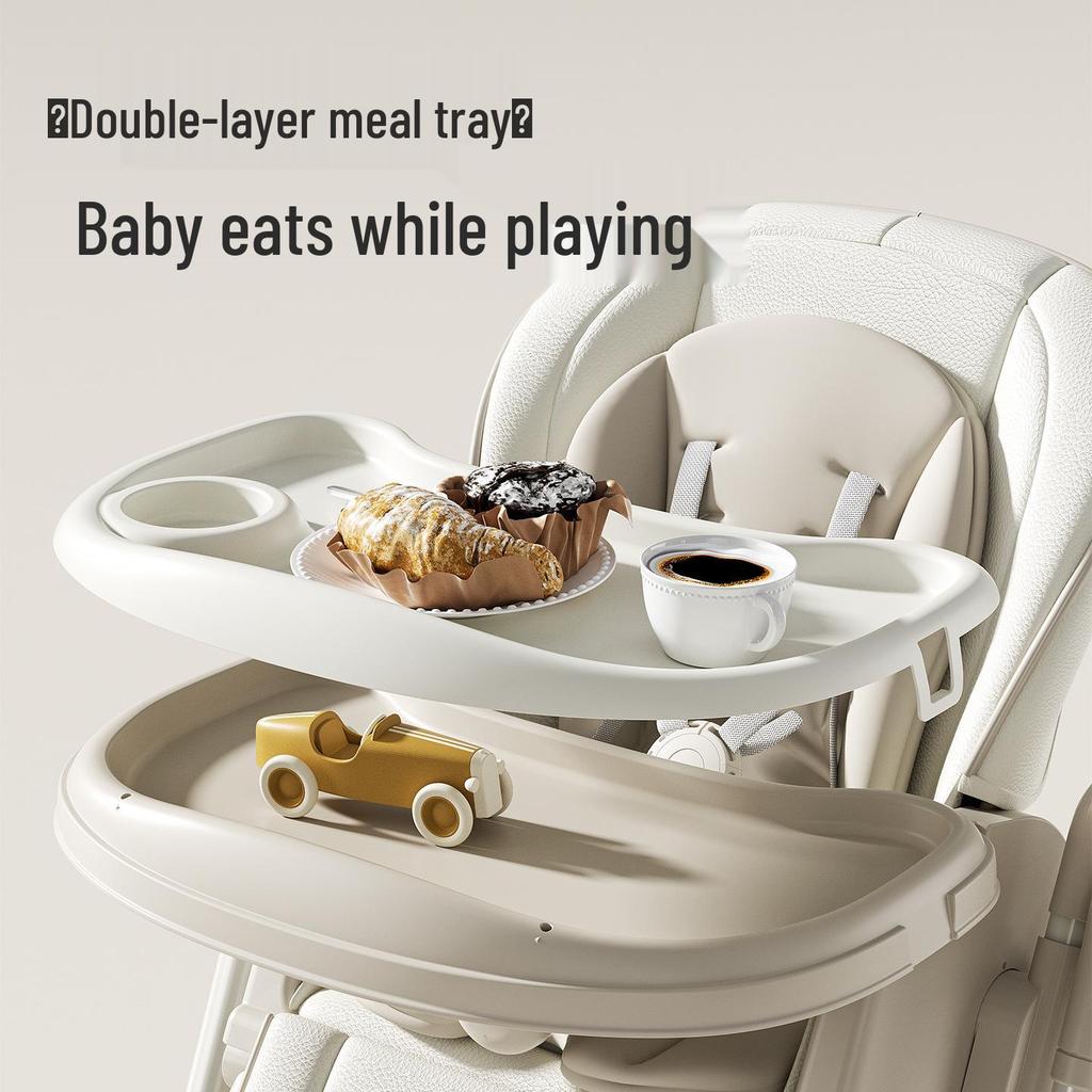 Smart Foldable Baby Dining Chair & Reclining Bassinet