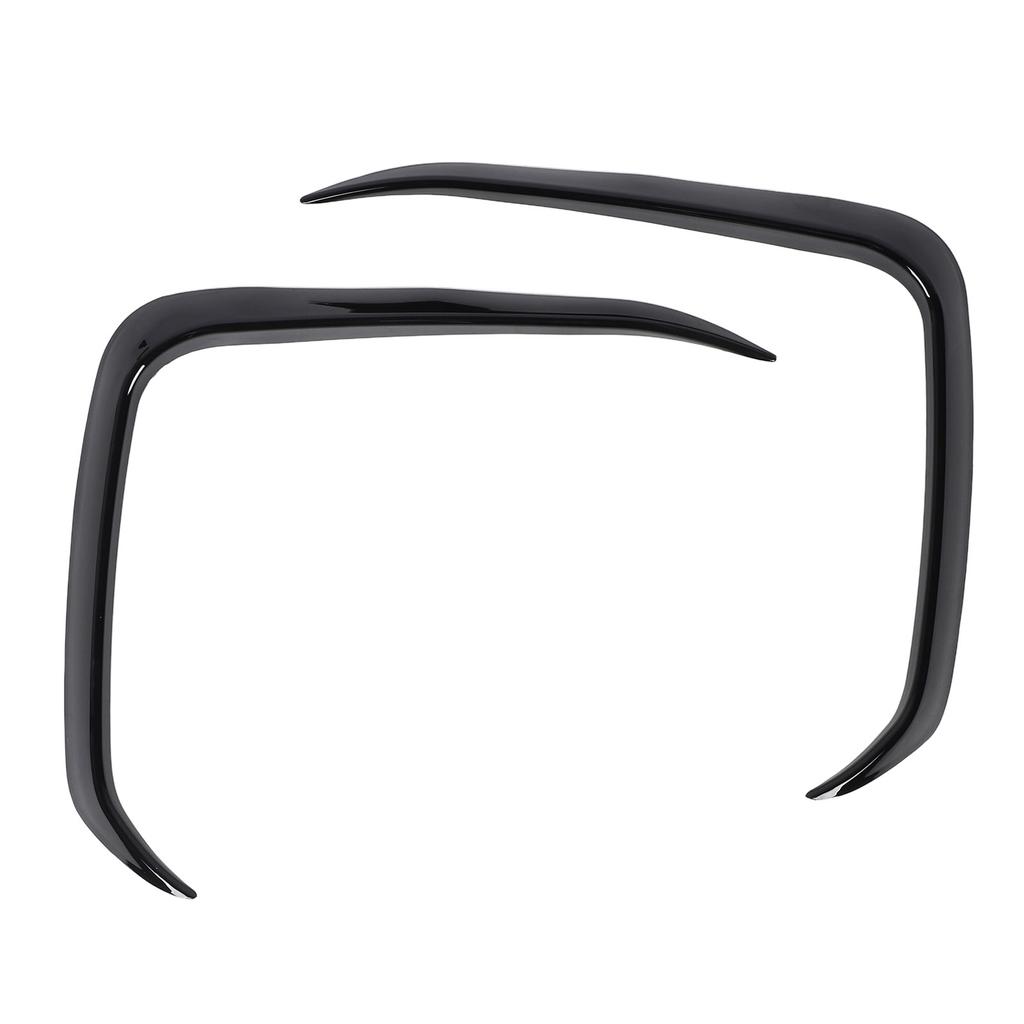 2PCS Front Bumper Spoiler Aerodynamic Left Right Cool Bumper Splitter Trim for X6 G06 Sport 2019 to 2023 Glossy Black
