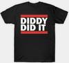 P Diddy Puff Daddy Sean Combs Erwachsenen Small-3XL Schwarz Fan Art Lustiges Unisex T-Shirt