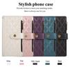 Lanyard Leather Flip Purse Phone Case for IPhone Air 17 Pro Max 16 15 14 Plus 13 12 Mini  7 8 Plus Wrist Strap Wallet Card Cover