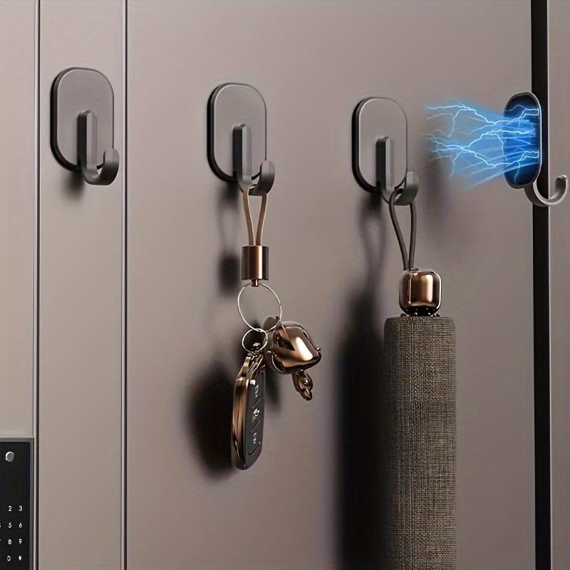 [Magnetyczne haczyki kuchenne] 4 szt. Haczyki magnetyczne na lodówkę, piekarnik, mikrofalówkę - Naścienne haczyki do przechowywania w kuchni z mocnym uchwytem, trwały plastik