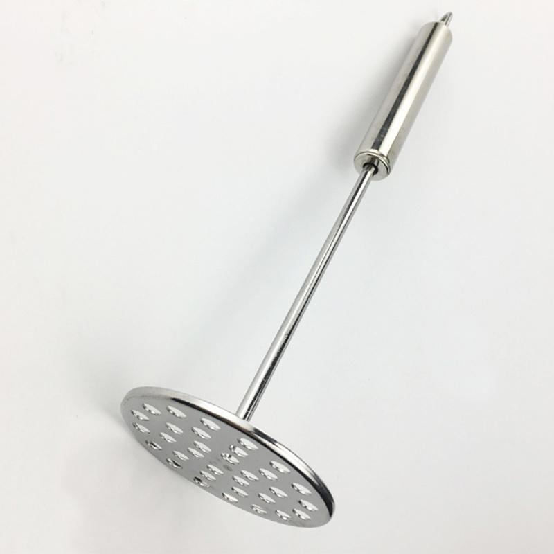 Neues Stahl-Glattkartoffel-Schlammpress-Stampfer-Hausküchen-Druckwerkzeug-Gerät