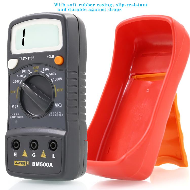 SZBJ BM500A digital insulation resistance tester, electronic shake table, 1000V 250V megohmmeter, resistance meter