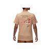 Jordan Brand Soft Comfortable Cotton Short Sleeve T-Shirt Men Tops Tan FD7030-200