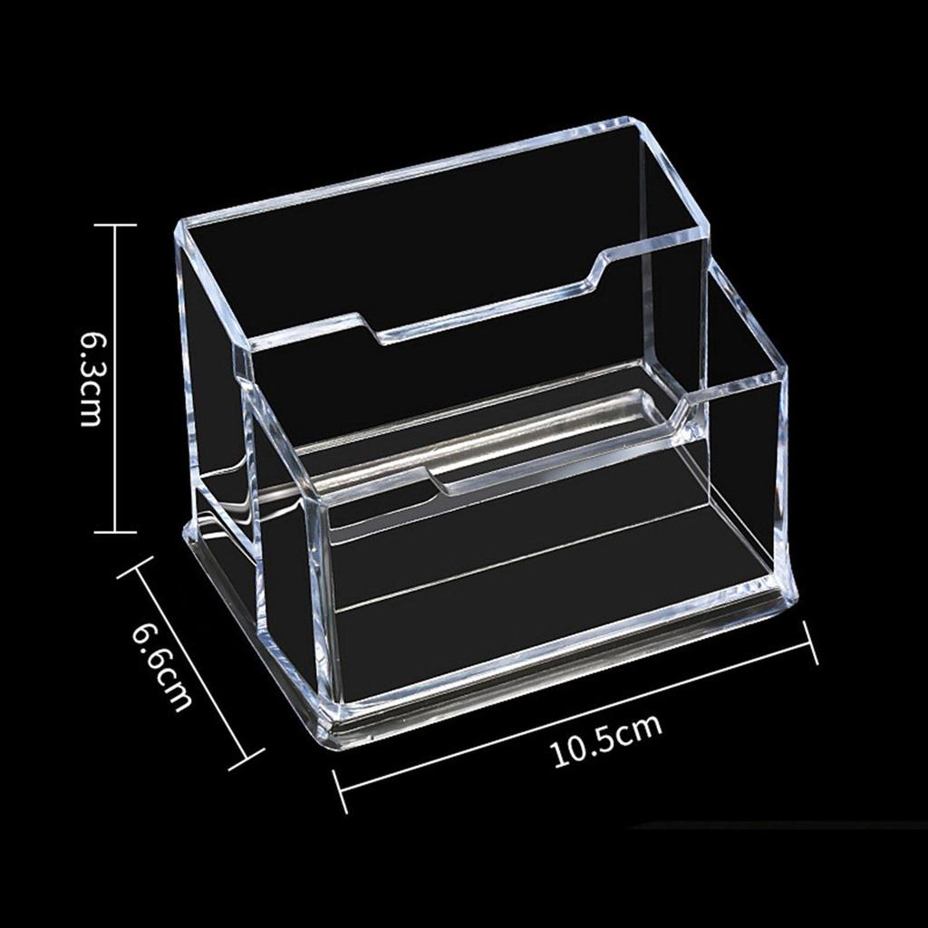 Acryl Display Schreibtisch Visitenkartenhalter Klar Container Organizer Name Karten Stehen für Büro