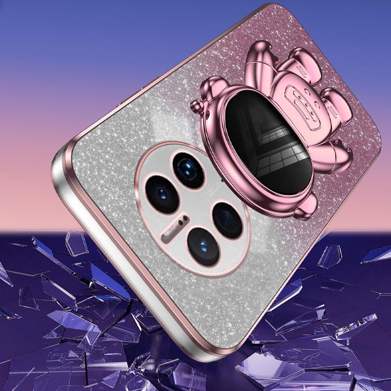 For Huawei Mate 50 Pro 4G PC+TPU Case Astronaut Kickstand Phone Cover