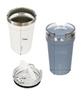 Japan Limited Stainless Steel Insulating Water Bottle Korean Stylish Tumbler 354ml Straw Usable Lid Included Dr.HOWS (Doctor House) Cold/Heat (Gray)