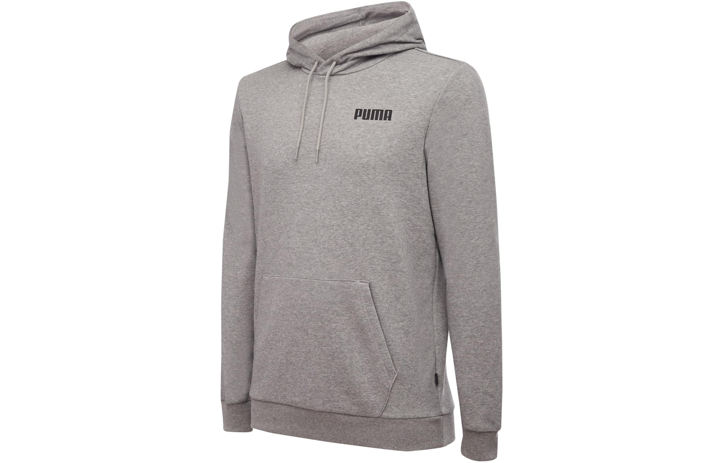 PUMA ESS Sweatshirts Men s Gray Hooded Moderate Other 847229-03 L