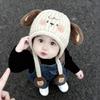 Baby Knit Hat Cute Dog Cartoon Kids Winter Warm Beanie For Children Children