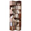Miflame Corner Storage Bookshelf